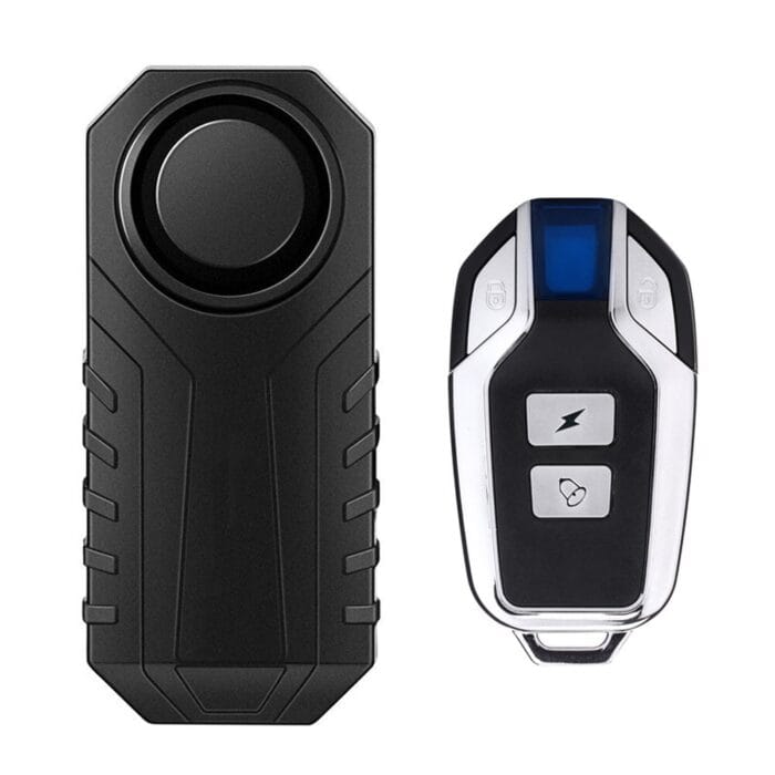 YASONG Wireless Bike Alarm 113dB Loud Anti-Theft Vibration Motorcycle Bicycle Alarm Waterproof Vehicle Security Vibration Sensor Alarm System for Vehicle&Car&Trailer((1 Pack)) - Image 1