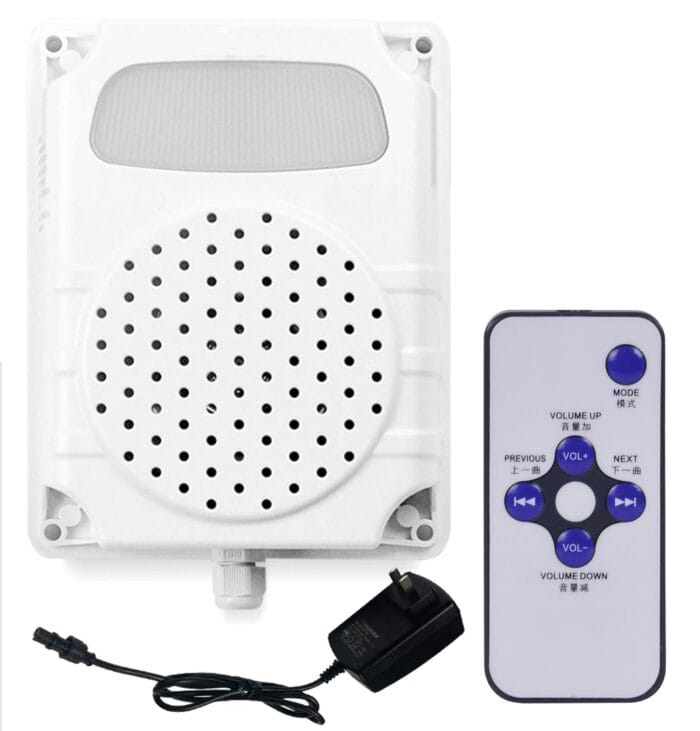 YASONG Motion Sensor Alarm Siren Waterproof Anti-theft Home Alarm System with 120 Decibel Horn 9 Tone Adjustable for Security, Factories, Warehouses, Home and Docks, AC100-240V, SLA-B03W - Image 1