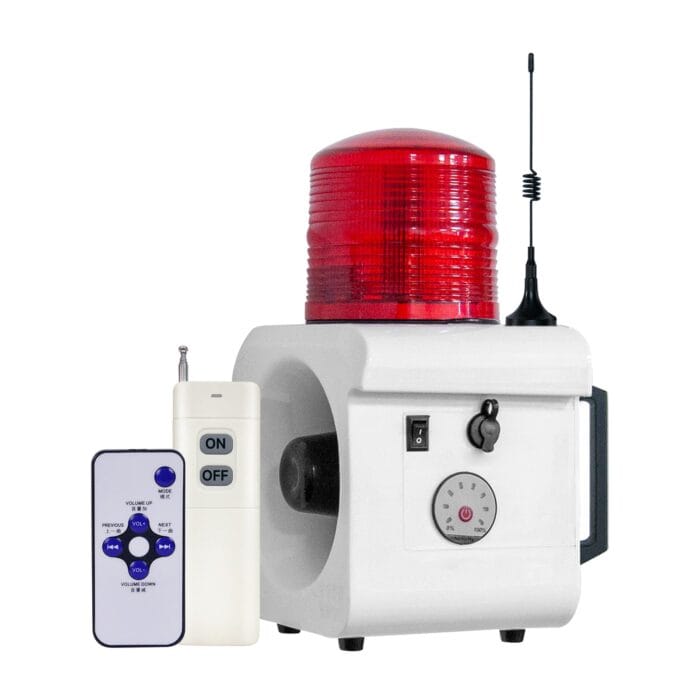 YASONG Portable Rechargeable Wireless Remote Control Alarm Siren 2km(1.24mi) Remote  Distance Waterproof 120dB Siren with Adjust Volume and Tone, Lithium Battery SLA-800BY - Image 1