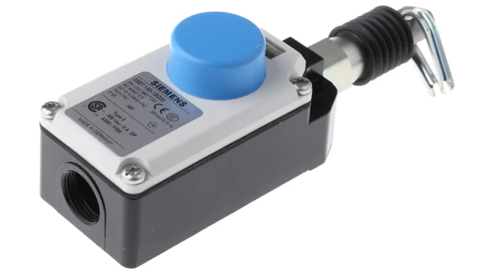 Siemens 3SE7 Rope Pull Switch, 25m, NO/NC, Straight - Image 1