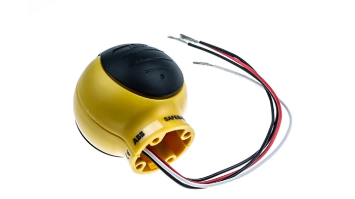 ABB 2 Button Safety Two Hand Control Switch, Black, Yellow, JSTD1 Series - Image 1