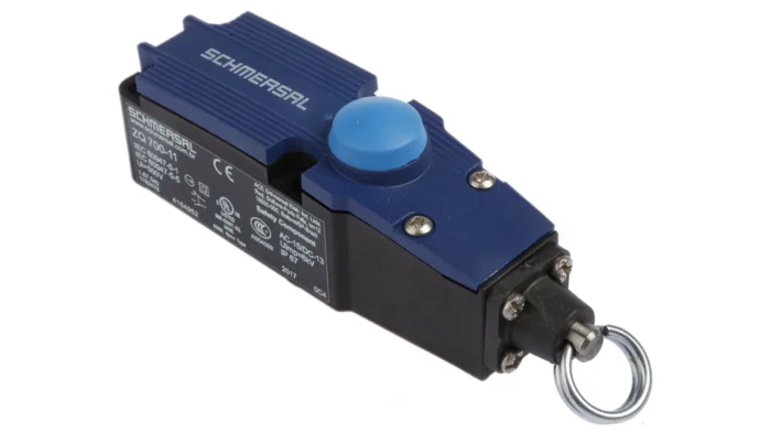 Schmersal ZQ700 Rope Pull Switch, 10m, NO/NC, Straight - Image 1