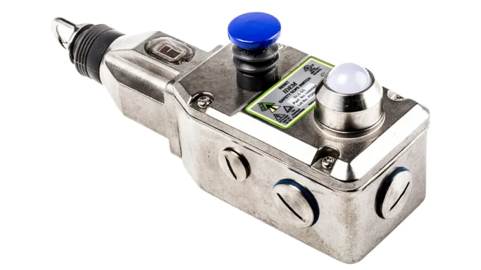 IDEM GLS-SS Rope Pull Switch, 100m, 2NO/2NC, Straight - Image 1