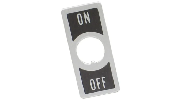 TE Connectivity On-Off Legend Plate for use with Toggle Switchesx14pcs - Image 1