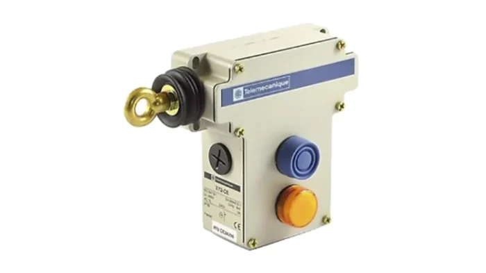 Telemecanique Sensors XY2-CE Rope Pull Switch, 50m, 2NO/2NC, Left Side - Image 1