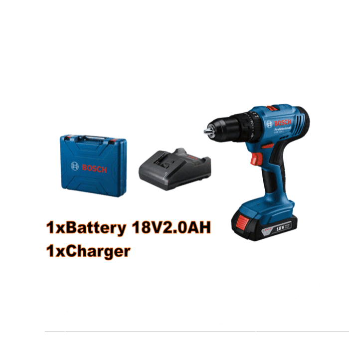 Bosch GSB 183-LI Professional Cordless Impact Drill Driver. 1 battery 18V 2.0AH & 1 charger. - Image 1