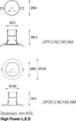 Maxspid 3W LED UFO UFR.3 Emergency Light - Image 4