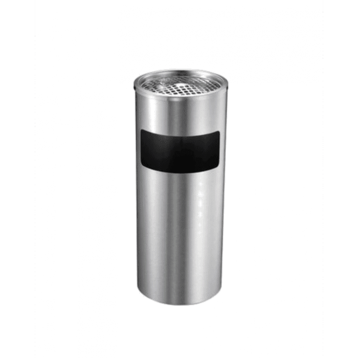 BS S/S Rubbish Bin C/W Ash Tray - Image 1