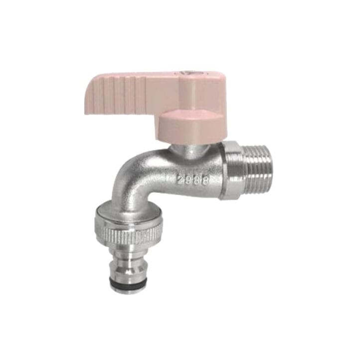 Showy 1/2" Brass Garden Tap With Quick Coupling Nozzle 2988 | Model : SHOWY-2988 - Image 1