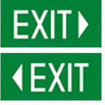 DENKO Double Side Exit Light