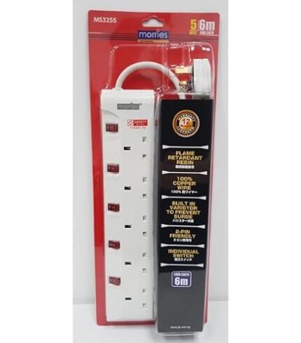 Morries 5Way Extension Cord