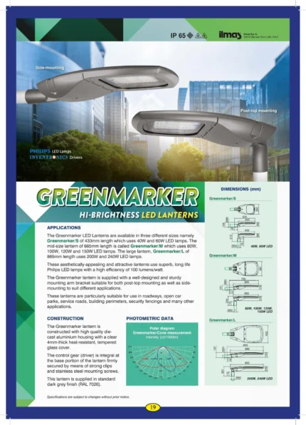 Greenmarker M 120W LED Streetlight